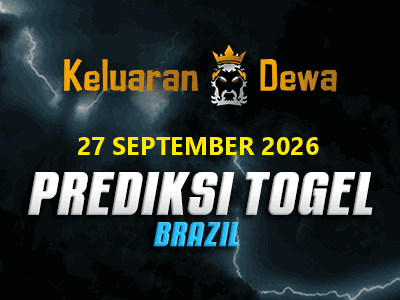 Prediksi Keluaran Brazil Minggu 27 September 2026 Terjitu