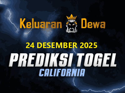 Prediksi Keluaran California Rabu 24 Desember 2025 Terjitu