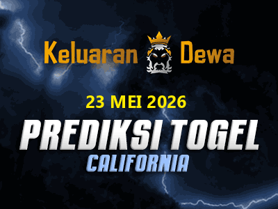 Prediksi Keluaran California Sabtu 23 Mei 2026 Terjitu