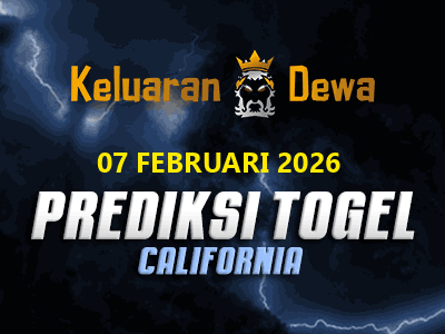 Prediksi Keluaran California Sabtu 7 Februari 2026 Terjitu