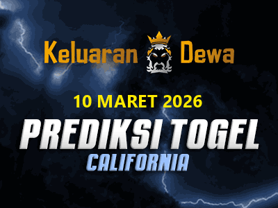 Prediksi Keluaran California Selasa 10 Maret 2026 Terjitu