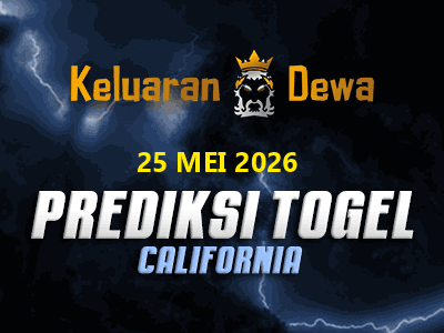 Prediksi Keluaran California Senin 25 Mei 2026 Terjitu