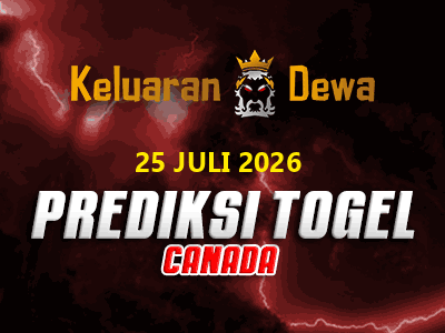 Prediksi Keluaran Canada Sabtu 25 Juli 2026 Terjitu