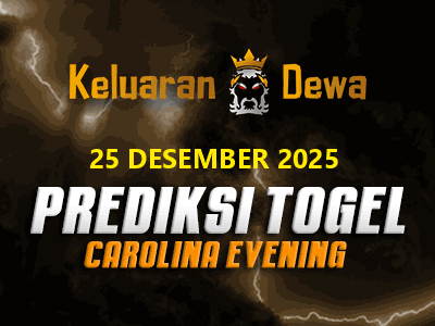 Prediksi Keluaran Carolina Evening Kamis 25 Desember 2025 Terjitu