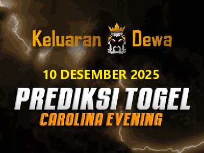 Prediksi Keluaran Carolina Evening Rabu 10 Desember 2025 Terjitu