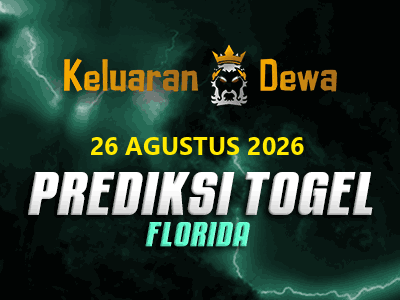 Prediksi Keluaran Florida Rabu 26 Agustus 2026 Terjitu