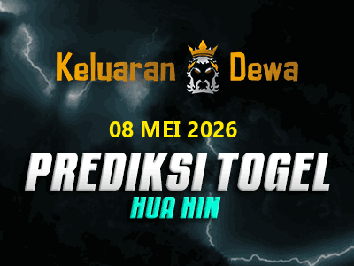 Prediksi Keluaran Huahin Jumat 8 Mei 2026 Terjitu