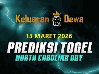 Prediksi Keluaran North Carolina Day Jumat 13 Maret 2026 Terjitu