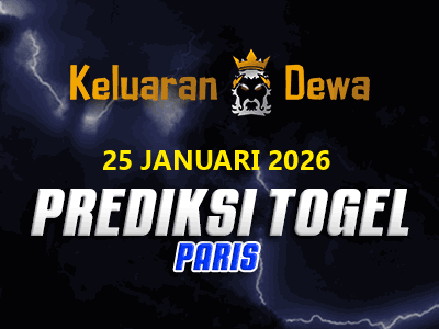 Prediksi Keluaran Paris Minggu 25 Januari 2026 Terjitu