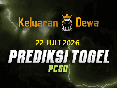 Prediksi Keluaran Pcso Rabu 22 Juli 2026 Terjitu