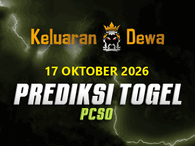 Prediksi Keluaran Pcso Sabtu 17 Oktober 2026 Terjitu