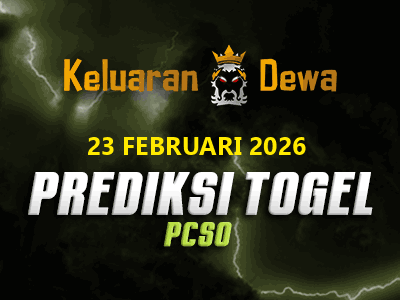 Prediksi Keluaran Pcso Senin 23 Februari 2026 Terjitu