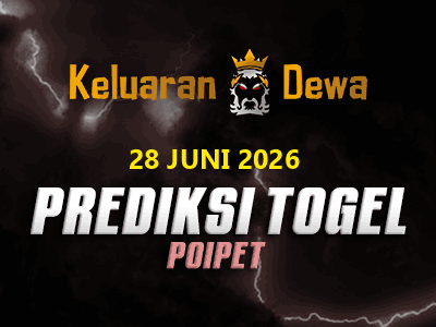 Prediksi Keluaran Poipet Minggu 28 Juni 2026 Terjitu