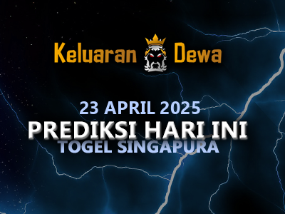 Prediksi Keluaran Singapore Rabu 23 April 2025 Terjitu