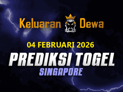 Prediksi Keluaran Singapore Rabu 4 Februari 2026 Terjitu