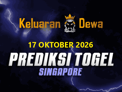 Prediksi Keluaran Singapore Sabtu 17 Oktober 2026 Terjitu