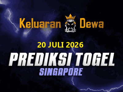 Prediksi Keluaran Singapore Senin 20 Juli 2026 Terjitu