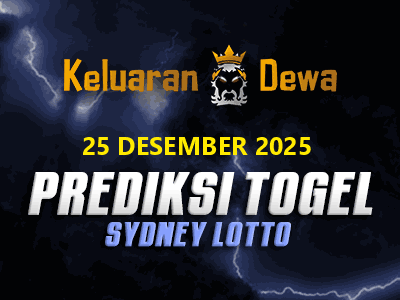 Prediksi Keluaran Sydney Lotto Kamis 25 Desember 2025 Terjitu
