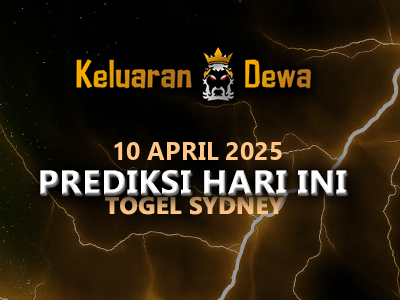 Prediksi Keluaran Sydney Kamis 10 April 2025 Terjitu