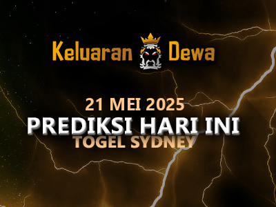 Prediksi Keluaran Sydney Rabu 21 Mei 2025 Terjitu