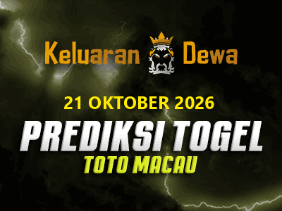 Prediksi Keluaran Toto Macau Rabu 21 Oktober 2026 Terjitu