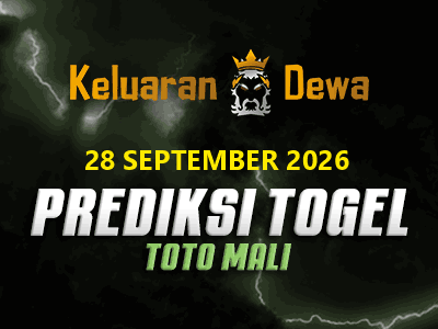 Prediksi Keluaran Toto Mali Senin 28 September 2026 Terjitu