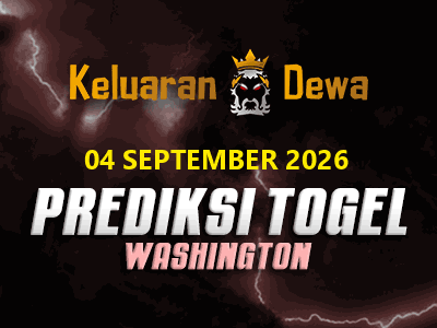 Prediksi Keluaran Washington Jumat 4 September 2026 Terjitu
